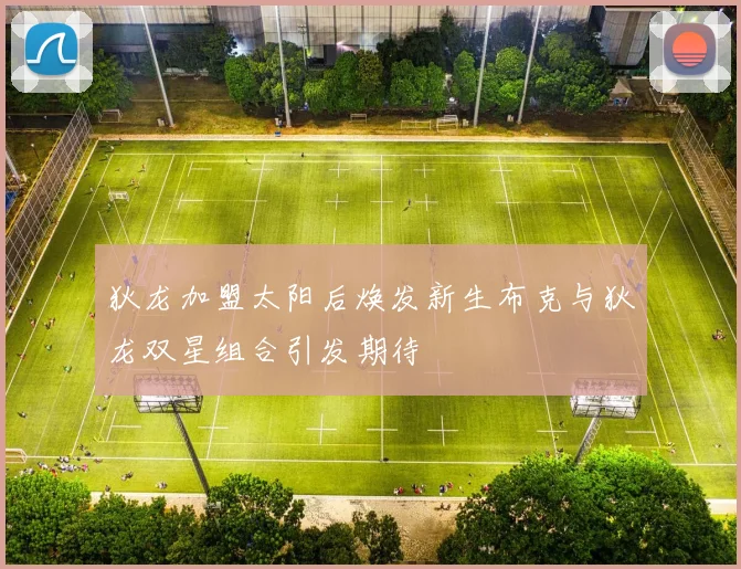 狄龙加盟太阳后焕发新生布克与狄龙双星组合引发期待